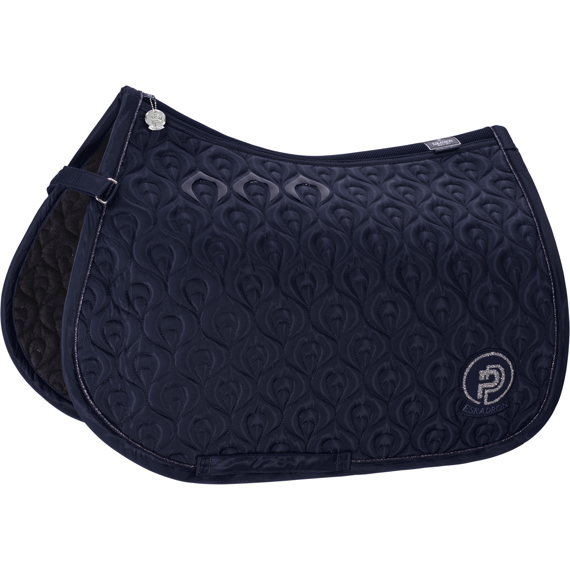 Eskadron Highgloss Peacock Saddle Cloth 214731 544 - Navy